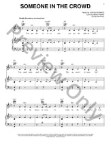 Someone In The Crowd piano sheet music cover